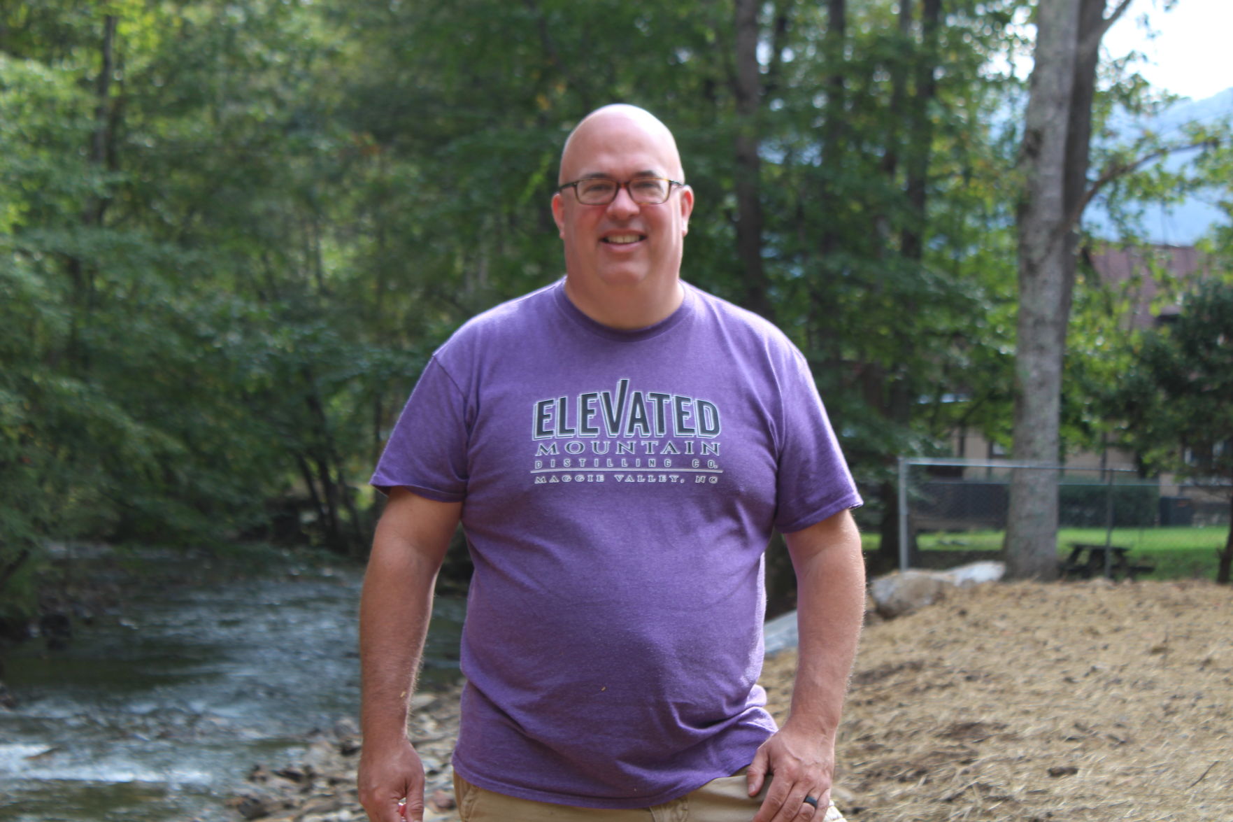Dave Angel, principal owner of Elevated Mountain Distilling